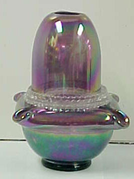 Fenton Fairy Lamp (20th Century)- carnival finish