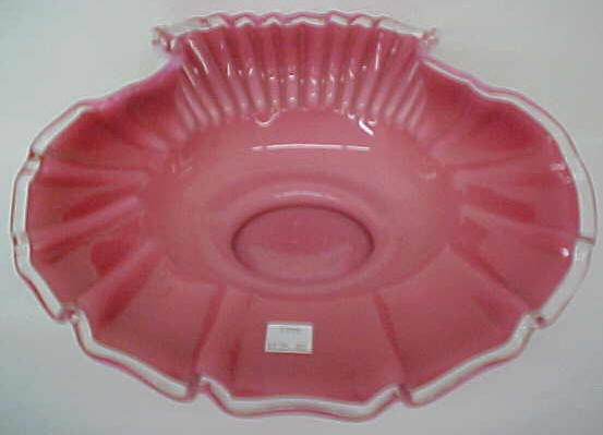 Fenton Peach Crest Dish