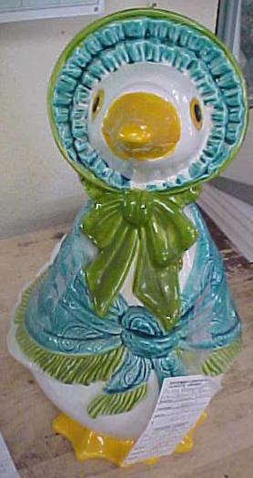 VINTAGE COOKIE JAR Classics by Jonal Cookie Time Clock- Cookie