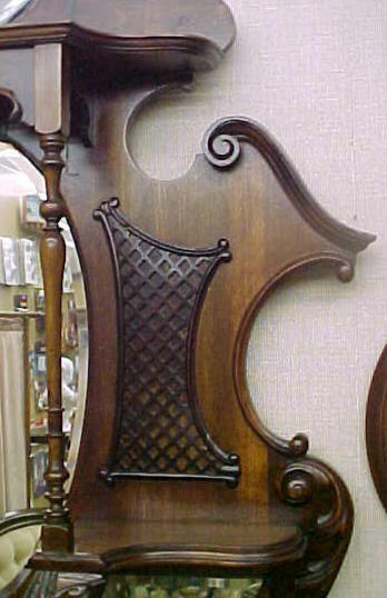 furniturevictorianvintageantiqueoakmahoganyetagere